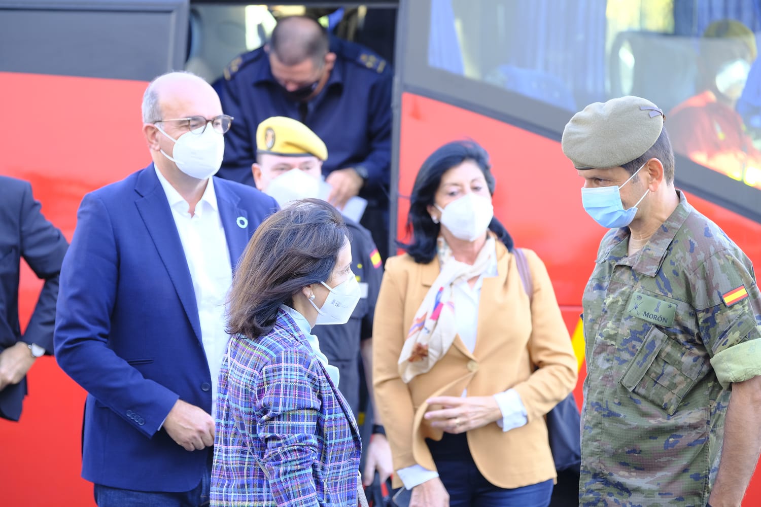 Fotos Visita De Margarita Robles A La Palma Canarias